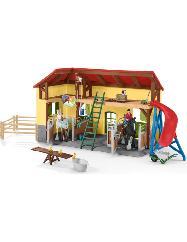 Estable de Caballos Schleich 42485 - Juguete Educativo 49x34.5cm