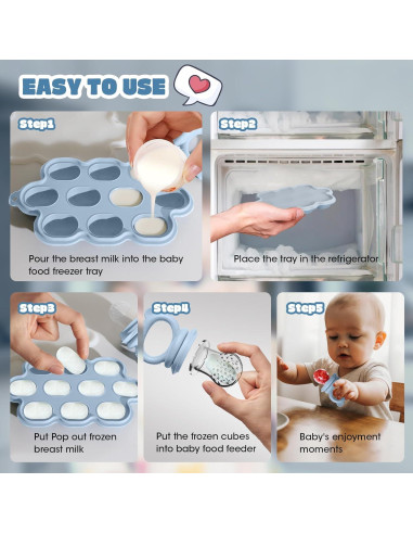 Conjunto de Alimentación para Bebés Catvegue - Silicona BPA Free
