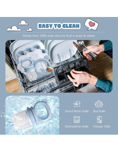 Conjunto de Alimentación para Bebés Catvegue - Silicona BPA Free