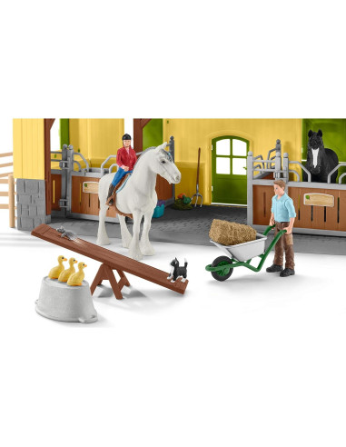 Estable de Caballos Schleich 42485 - Juguete Educativo 49x34.5cm