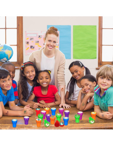 Sellos de Llama y Cactus Cinrobiye 24 Pcs para Niños