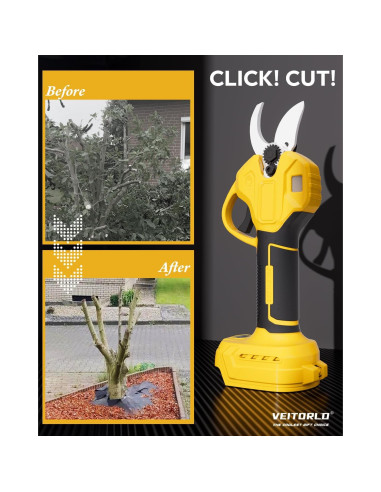 Tijeras de Podar Eléctricas Veitorld 20V Sin Batería 30mm