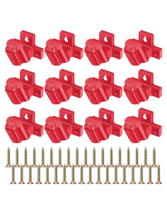 12 Soportes de Herramientas Threlaco para Milwaukee M12 Rojo