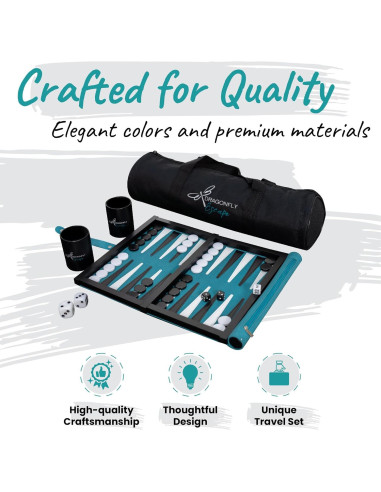 Juego de Damas Chinas Deluxe Dragonfly Escape - Plegable y Magnético