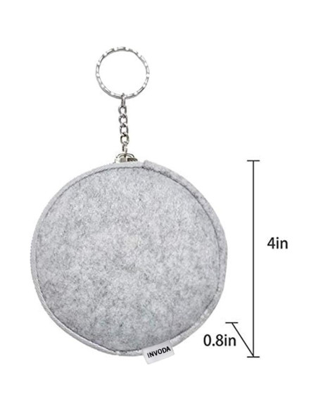 Bolsa de Almacenamiento de Pastillas INVODA 2PCS Fieltro Suave