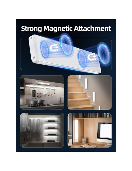 Luces LED Recargables con Sensor de Movimiento VOZUJI 20cm
