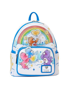 Mochila Mini Arcoíris Loungefly Care Bears 22.86x11.43x26.67cm
