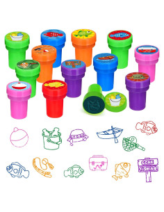 Sellos de Fiesta de Pesca Cinrobiye 24 PCS para Niños