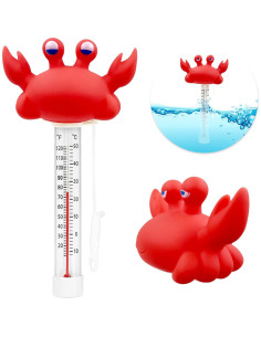 Termómetro Flotante para Piscina XY-WQ Cangrejo 22.86 cm 2