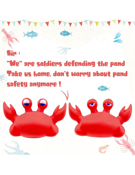 Termómetro Flotante para Piscina XY-WQ Cangrejo 22.86 cm