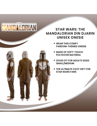 Mono de Cazador de Recompensas Din Djarin Star Wars Unisex