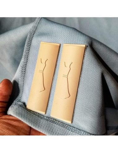 Pesas para Vestidos Dress Downs Beige Reutilizables 4 Piezas