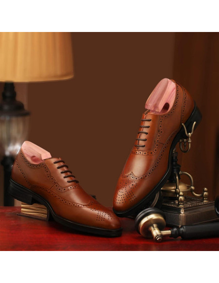 Árboles de Zapatos de Cedro TONGZANER Ajustables 2-Pack M