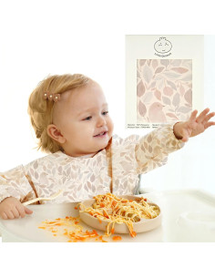 Babero Impermeable Little Dimsum para Bebés con Mangas Largas 2