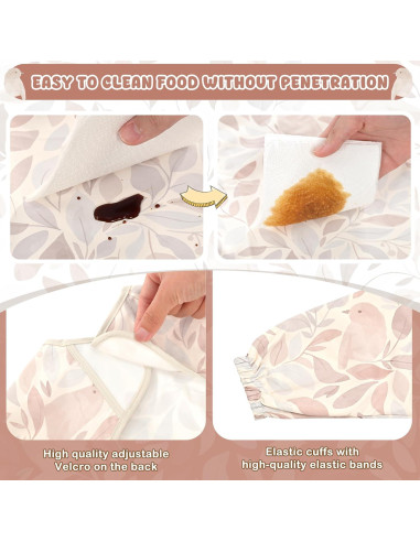 Babero Impermeable Little Dimsum para Bebés con Mangas Largas