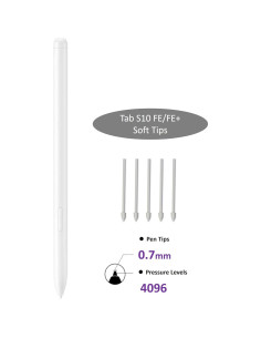 5 Puntas Suaves SLQ Reemplazo para Stylus S Pen Galaxy Tab S10 2