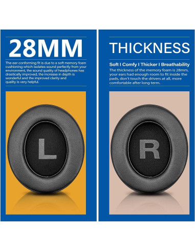 Almohadillas de oído SHP9500 TRANSTEK espuma viscoelástica