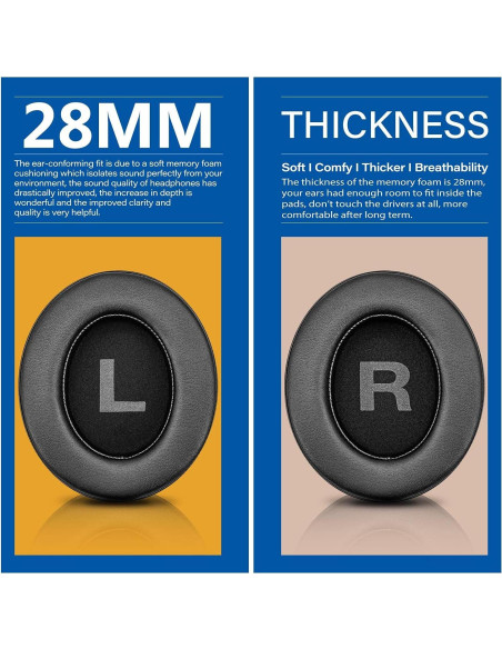 Almohadillas de oído SHP9500 TRANSTEK espuma viscoelástica