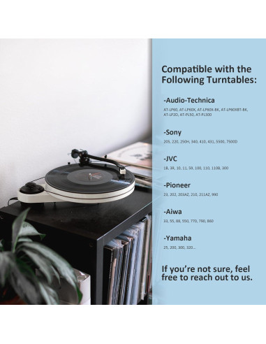 Aguja de Reemplazo JUKFITA para Tocadiscos ATN3600L