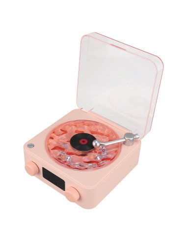 Altavoz Bluetooth 3 en 1 Asixxsix con Luz Nocturna Rosa