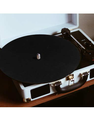 2 Almohadillas para Tocadiscos Fieltro Antideslizante 30x30cm