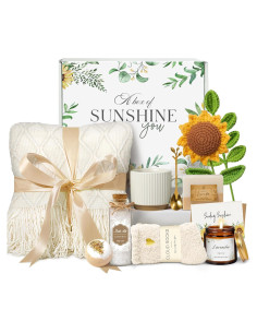 Cesta de Regalo de Cuidado Personal EIRNAY - Manta y Spa