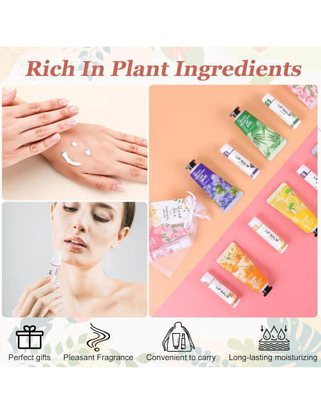 30 Sets de Crema de Manos y Balsamo Labial - Regalos Agradecimiento