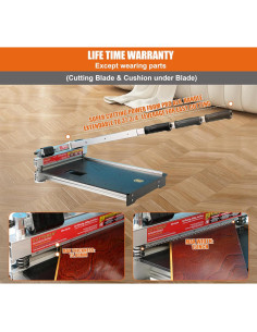 Cortadora de Suelo Laminado Cutterex BLC-330H 330mm Manual 2