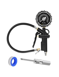 Manómetro mecánico ATsafepro AT-AS013C 0-16 BAR con inflador