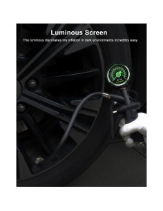 Manómetro mecánico ATsafepro AT-AS013C 0-16 BAR con inflador 2