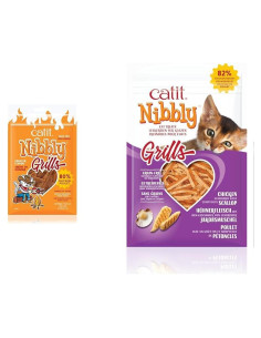 Galletas Gourmet para Gatos Catit Dúo - Pollo y Langosta 30g