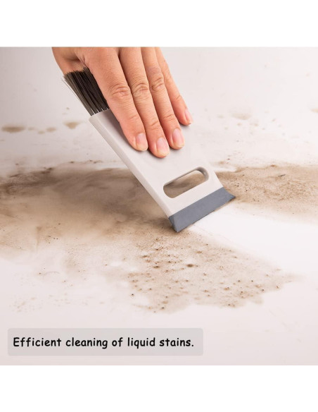 Juego Mini Escoba y Recogedor CHANHOO - Gris, 3 en 1