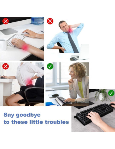 Soporte Ergonómico para Teclado Eitonbu Acrílico Transparente