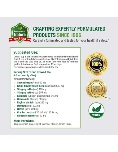 Té Ezee Flow Bell para Hombres - Apoyo Urinario Natural 120g