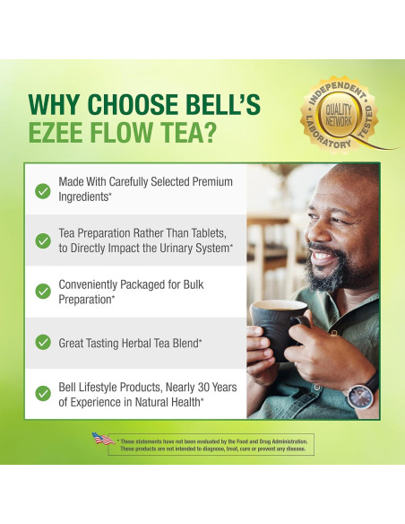 Té Ezee Flow Bell para Hombres - Apoyo Urinario Natural 120g