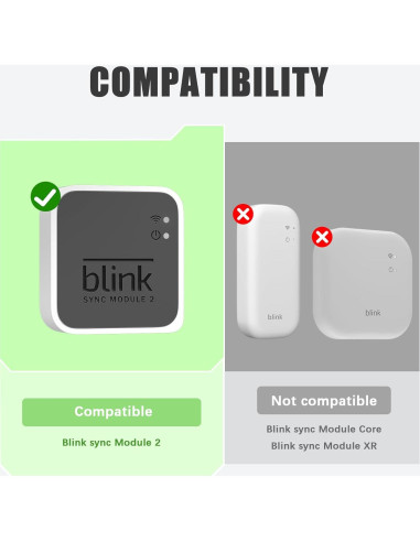 Soporte de Pared y Cargador Aaeytby para Blink Sync Module 2