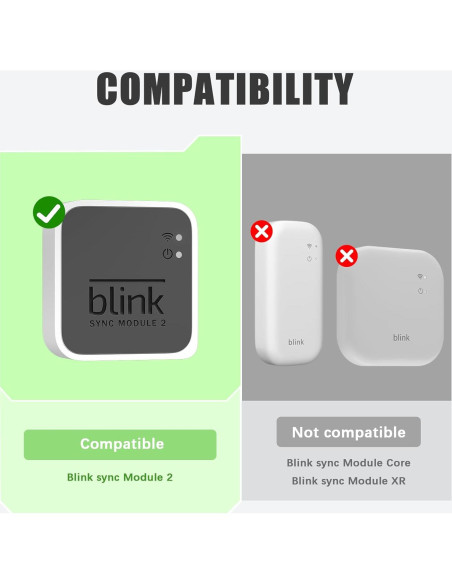 Soporte de Pared y Cargador Aaeytby para Blink Sync Module 2