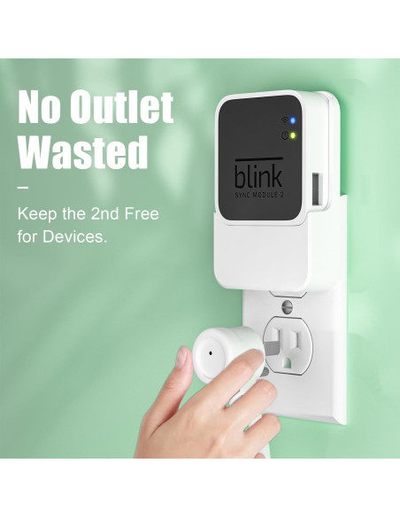 Soporte de Pared y Cargador Aaeytby para Blink Sync Module 2