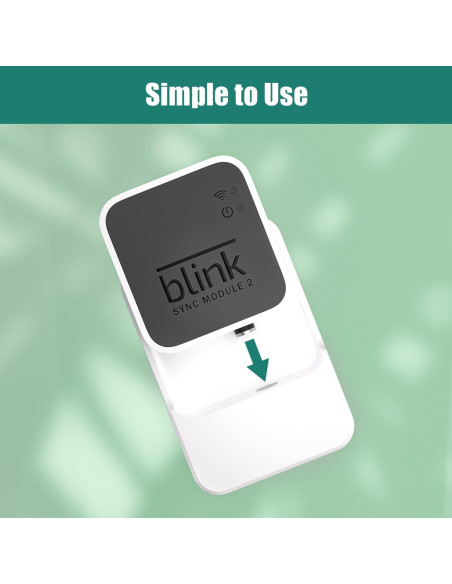 Soporte de Pared y Cargador Aaeytby para Blink Sync Module 2