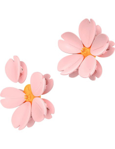 Juego de 2 Clips Magnéticos Yancorp Flor de Cerezo Rosa 2