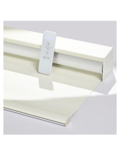 Persilux Persianas Motorizadas 58x122 cm Oscurecimiento Beige