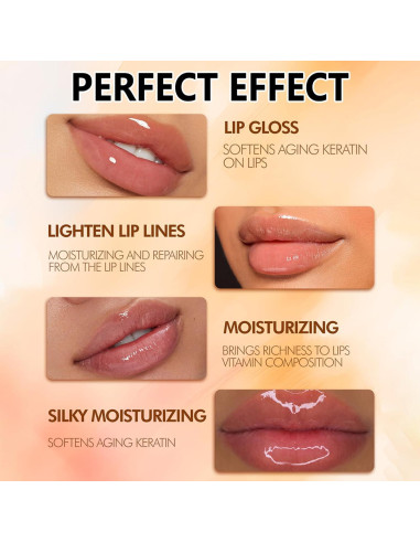 Bálsamo Labial de Miel Qawnfy - 4 Sabores Hidratantes