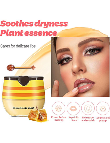 Bálsamo Labial de Miel Qawnfy - 4 Sabores Hidratantes