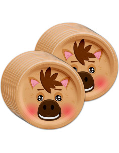 Kit de Vajilla para Fiesta de Cumpleaños Caballo - 16 Personas 2