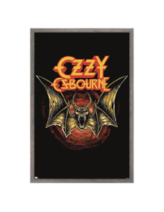 Póster Enmarcado Ozzy Osbourne - Logo de Murciélago 57x37 cm