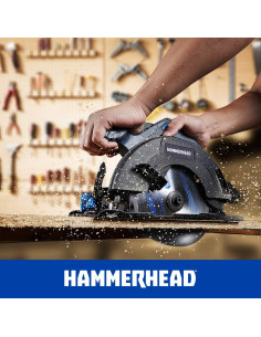 Sierra Circular Inalámbrica Hammerhead 20V 6.5" con Batería 2.0Ah 2