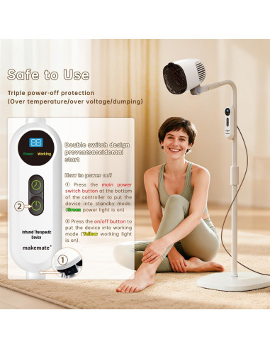 Lámpara de Calor Infrarroja 3-en-1 FOSHAN 150W para Terapia