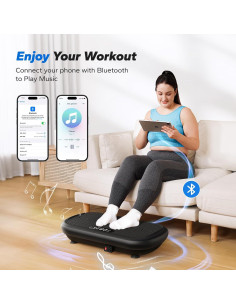 Máquina de Ejercicio Vibración MERACH CV40 200 Kg Bluetooth 2