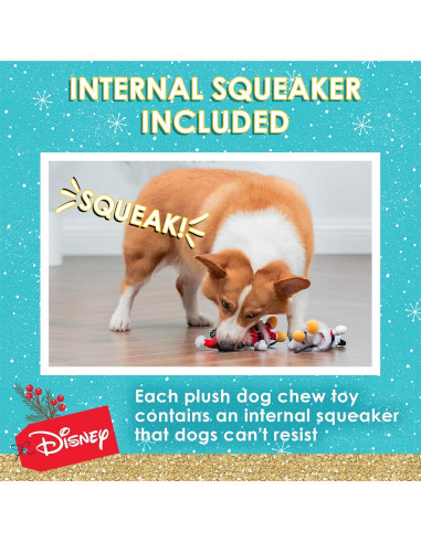 Conjunto Juguetes de Peluche para Perros Disney Mickey y Minnie 15 cm