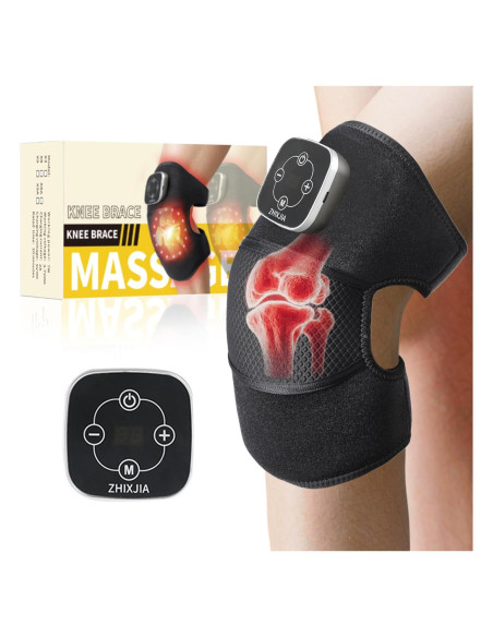 Masajeador de Rodilla Inalámbrico ZHIXJIA con Luz Roja y Calor